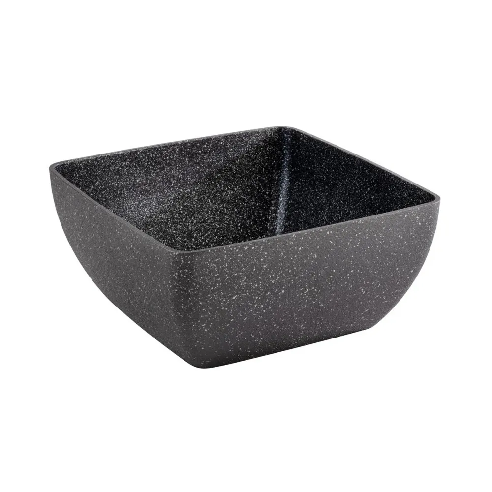 (6 stk.) Skål - FROSTFIRE - Aluminium - 3,8 Liter - 250x250mm - Plettet grå