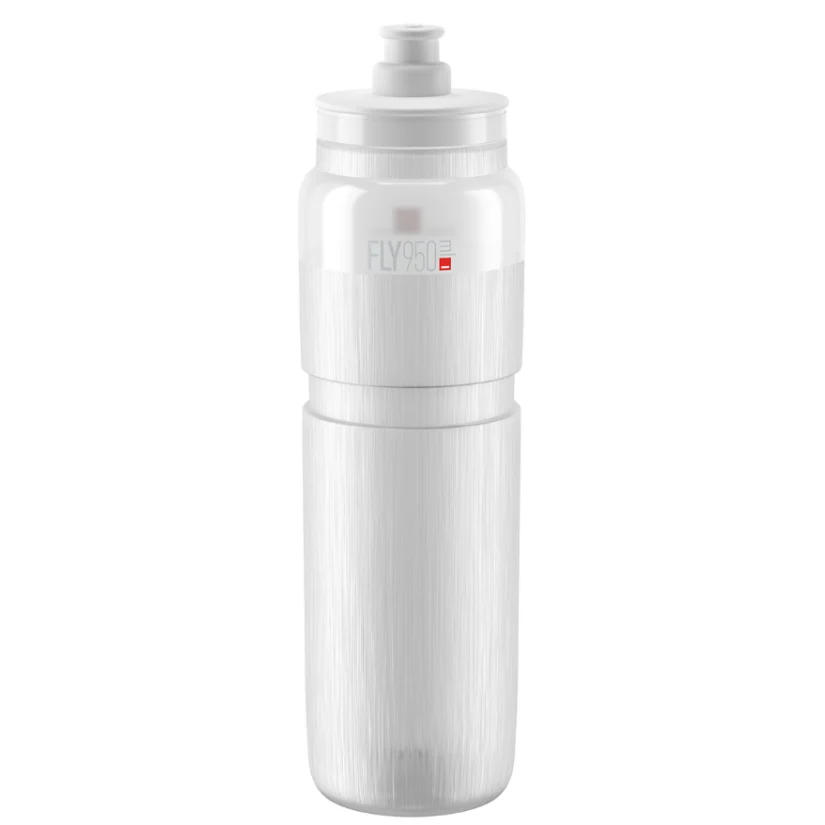 Topklasse FLY TEX flaske 950ml Klar med gråt logo