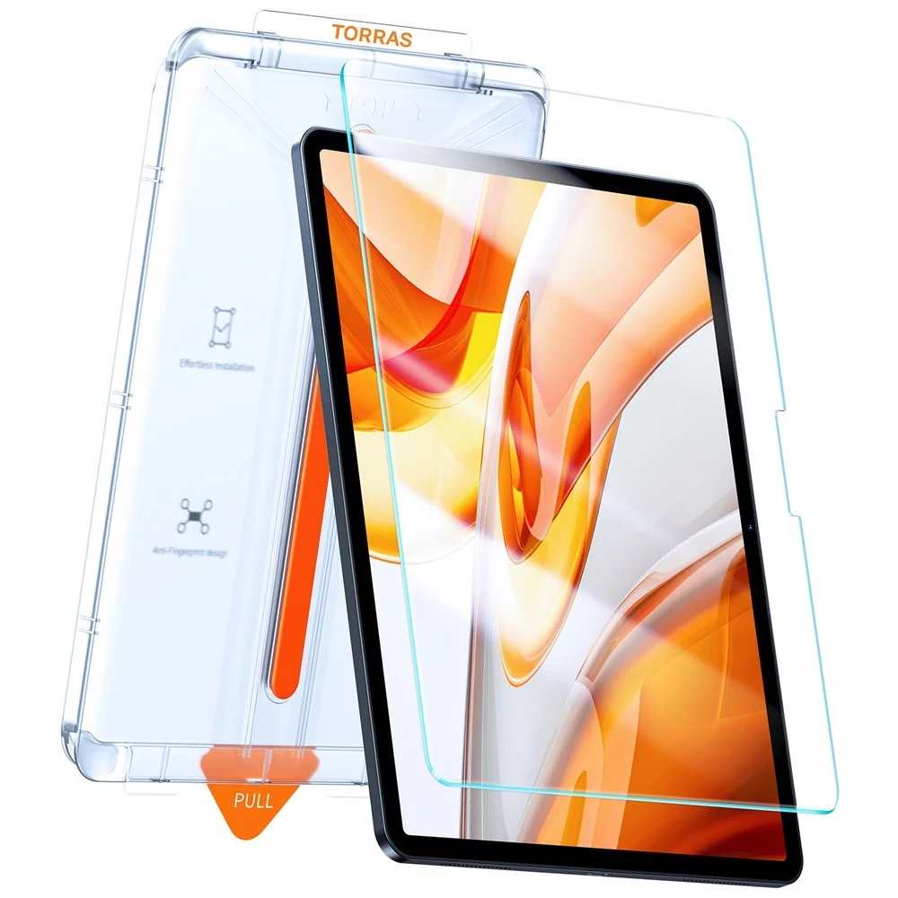 TORRAS iPad Air 11" (2025 / 2024) Install Master Hærdet Skærmbeskyttelsesglas - Semi-transparent