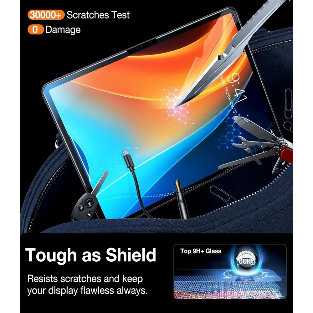 TORRAS iPad Air 11" (2025 / 2024) Install Master Hærdet Skærmbeskyttelsesglas - Semi-transparent