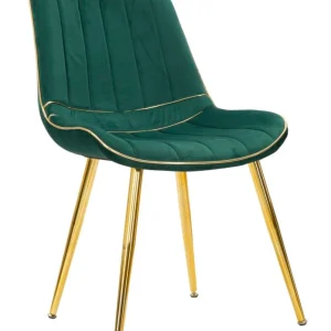 Glam stol i fyrretræ, metal and polyesterbaseret – 51x59x79 cm