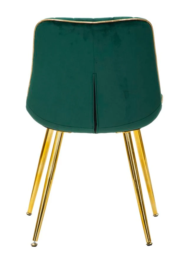 Glam stol i fyrretræ, metal and polyesterbaseret – 51x59x79 cm