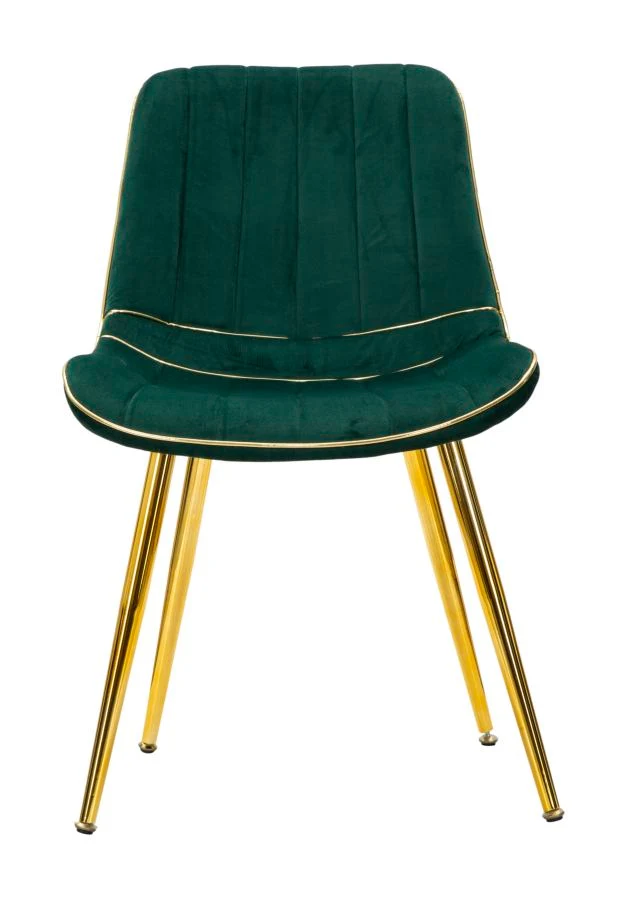Glam stol i fyrretræ, metal and polyesterbaseret – 51x59x79 cm