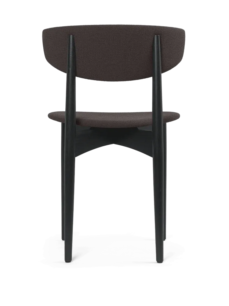 Herman Dining Chair - Upholstered - Grain - Black Ash/Chocolate 8 Foot Length