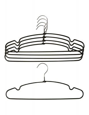 Bøjler i jern 10 stk. 40x19 cm - midnight
