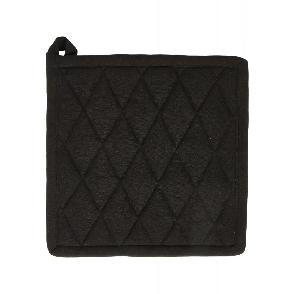 Dacore - Grydelap quilt 22,5x22,5 cm uni cross onyx