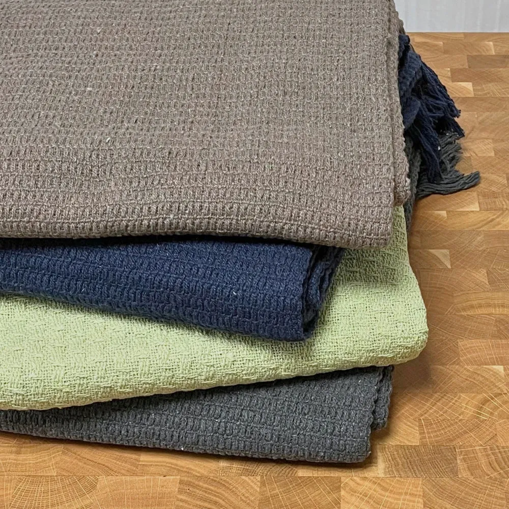 Dacore - Plaid med frynser 125x150 - Grøn