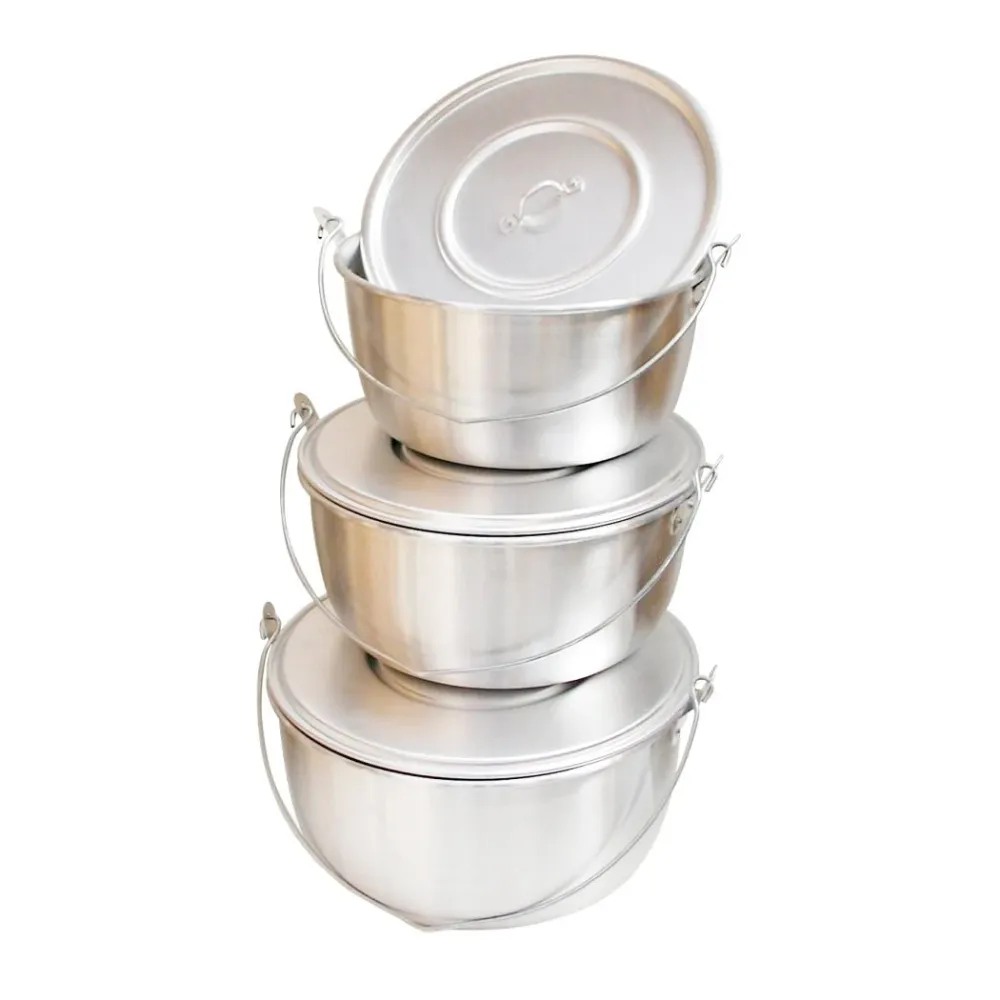 Non-Stick Grydesæt i aluminium - 3 stk.