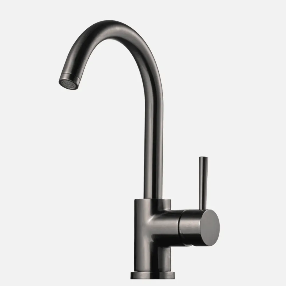 Tapwell EVO180 et-grebs køkkenarmatur - brushed black chromium