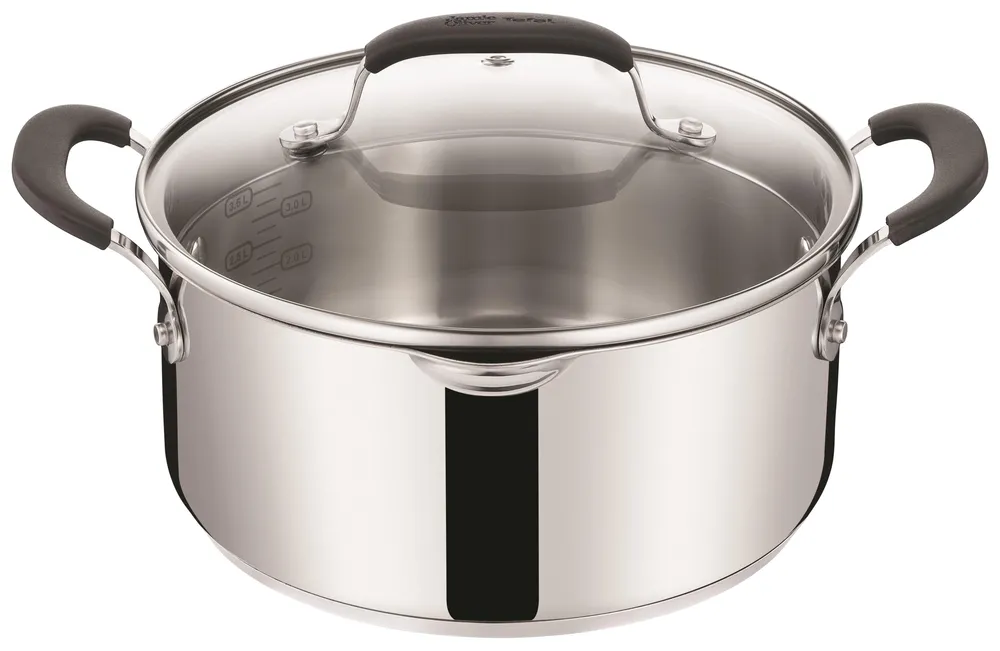 Tefal - Jamie Oliver Gryde 4,9L. 24 Cm. Stainless Steel - Quick & Easy