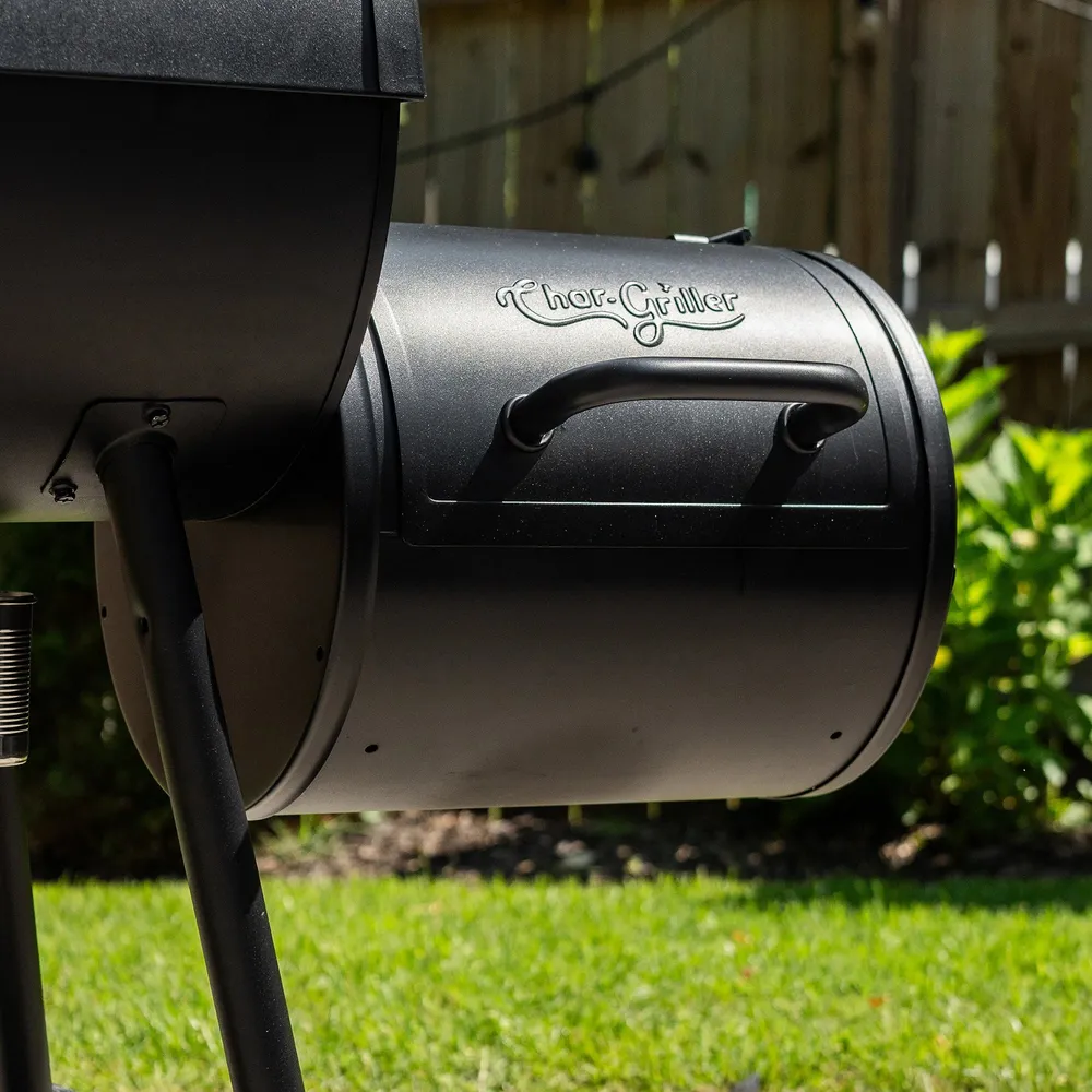Bærbar bordgrill eller sidebrændkammer Char-Griller