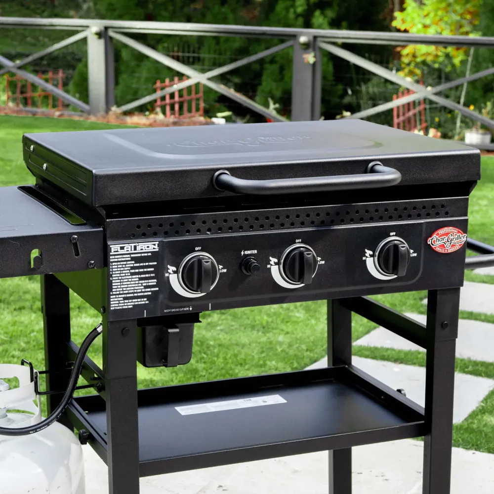Flat Iron™ gasgrill med 3 brændere Char-Griller