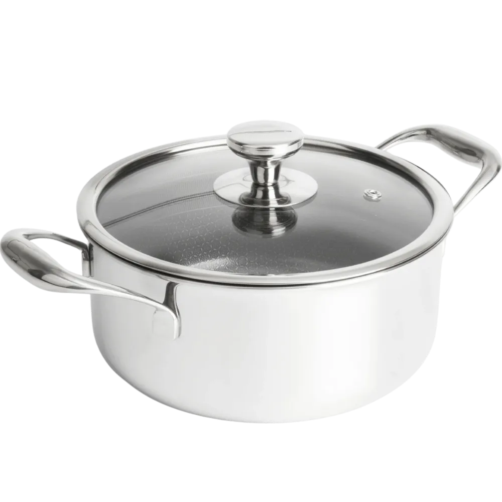 Hybrid Gryde m. låg Ø20cm - 2,92L