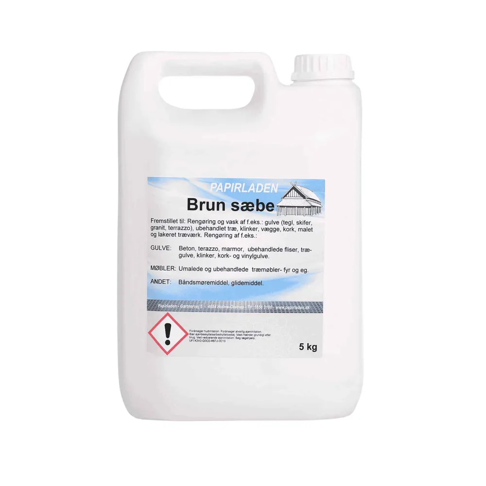 Brun sæbe, 5 ltr.
