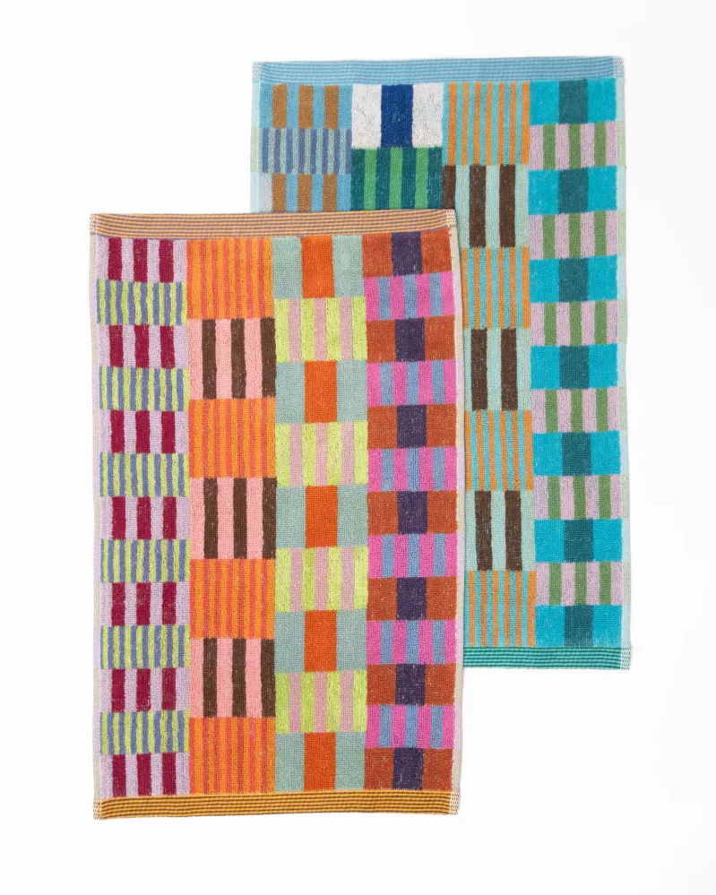 Gæstehåndklæde #83 tulip quilt - 2 stk.
