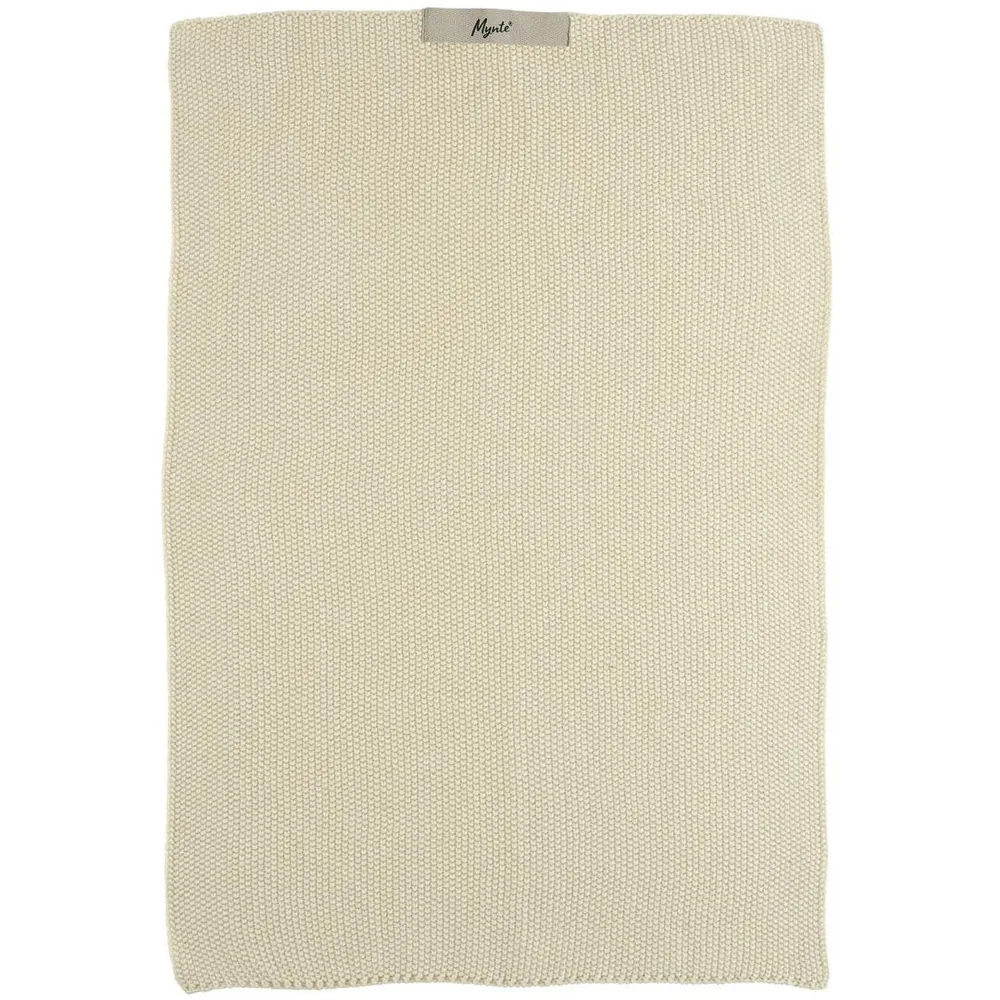 Ib Laursen - Håndklæde Strikket - Latte 40x60 cm