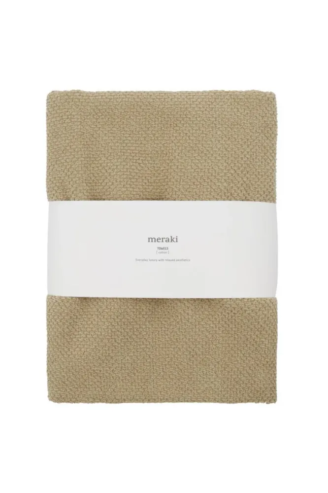 Meraki - Håndklæde, Solid, 50 x 100, Safari