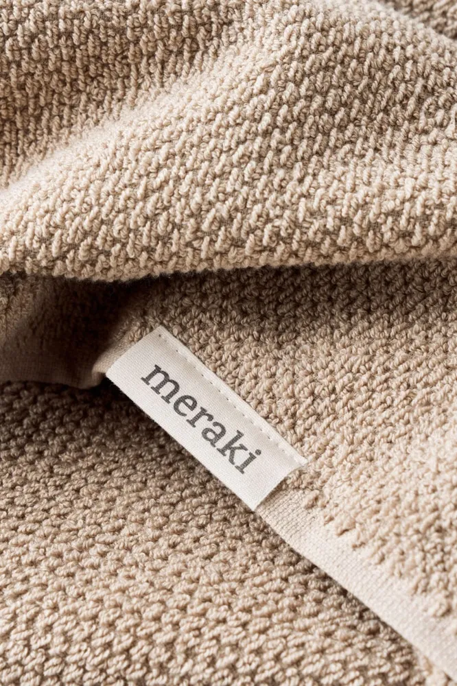 Meraki - Håndklæde, Solid, 50 x 100, Safari
