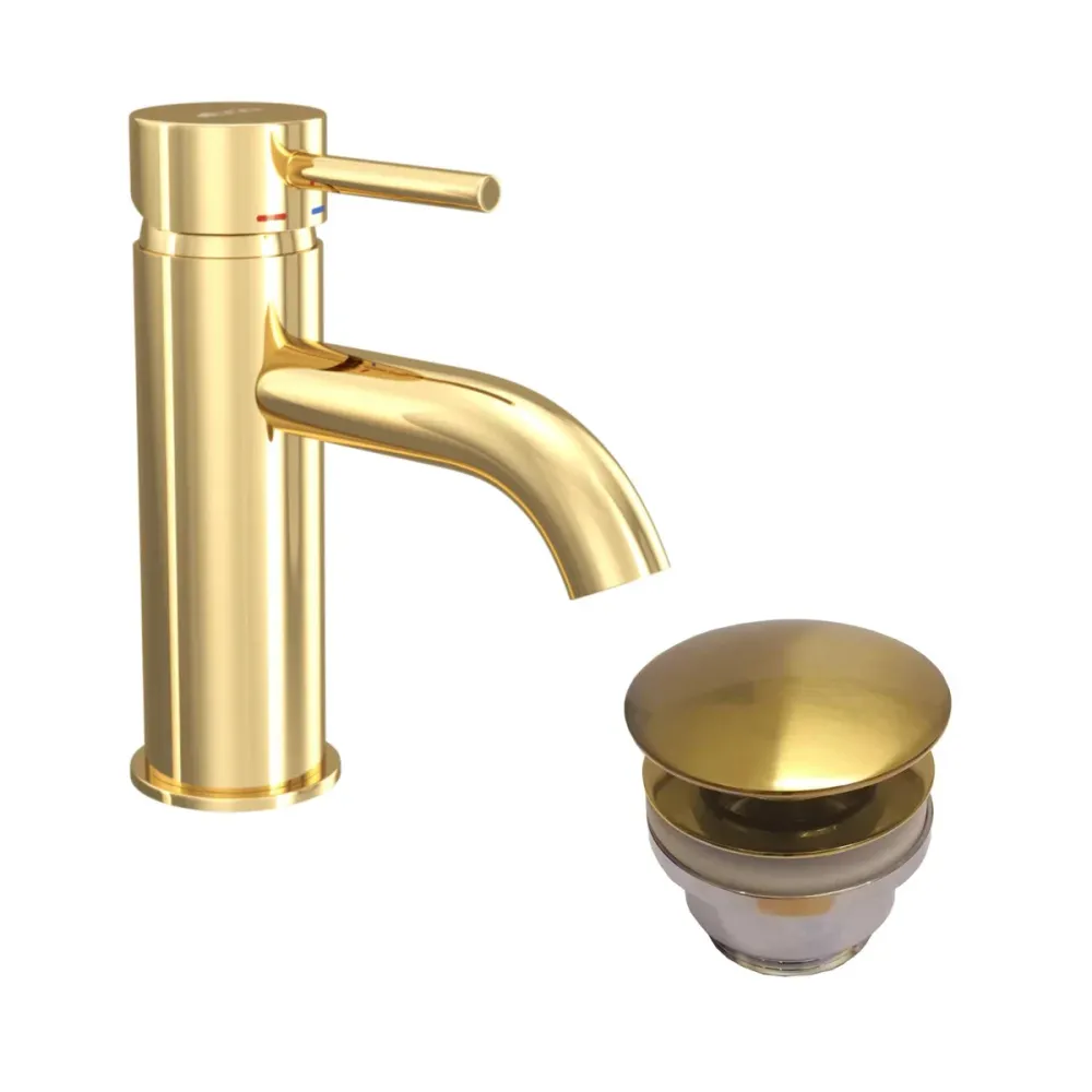 Dragør håndvaskarmatur + Rødby pop-up bundventil BATH DELUXE - EXCLUSIVE