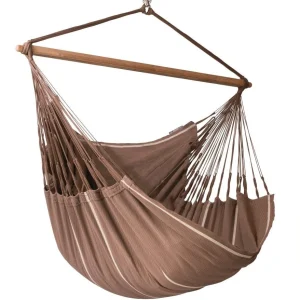 Økologisk Hængekøjestol - Chocolate - Stor Lounger - La Siesta