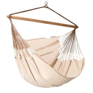 Økologisk Hængekøjestol - Nougat - Stor Lounger - La Siesta