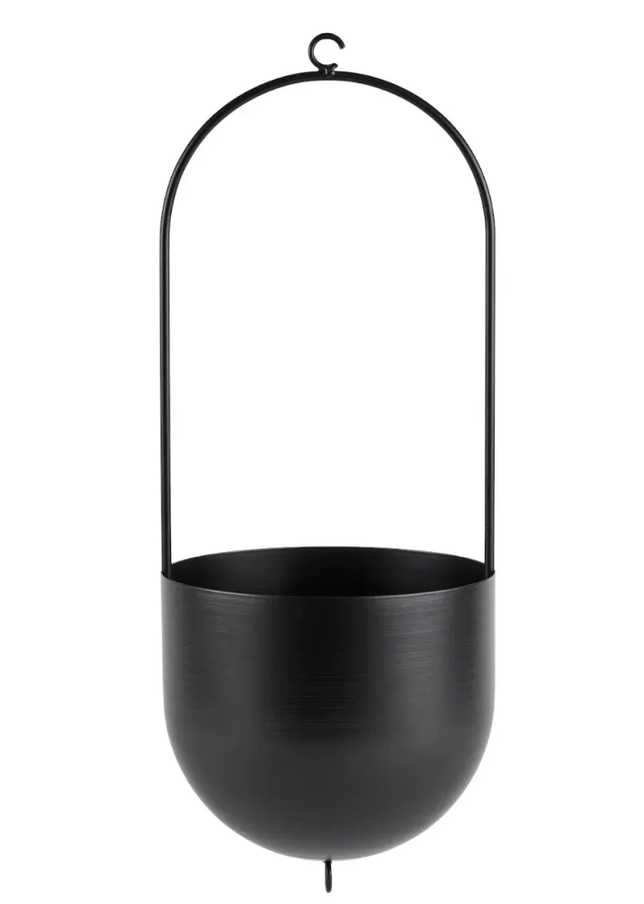 Potte med krog - Black