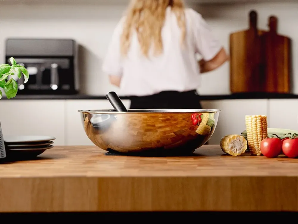WOK MED AFTAGELIGT HÅNDTAG 30CM SÆT