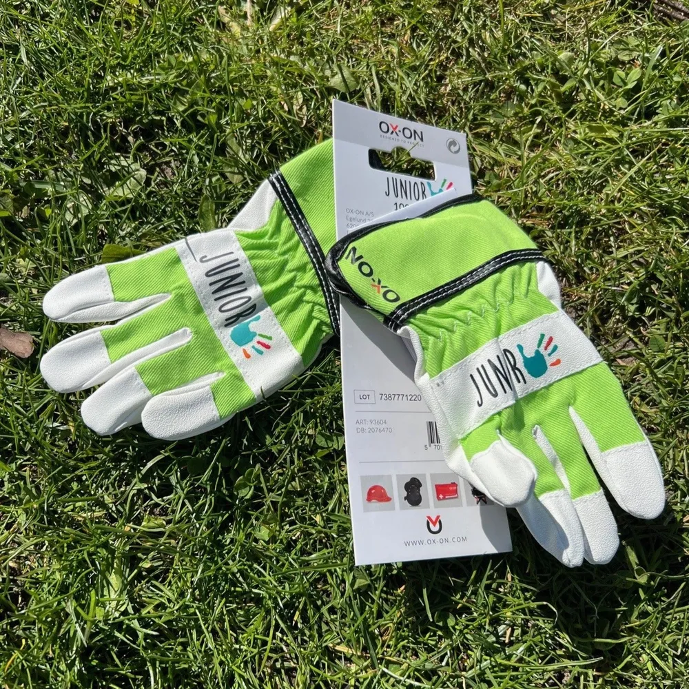 OX-ON Junior 10001 arbejdshandske - 1 par - 4-6 år