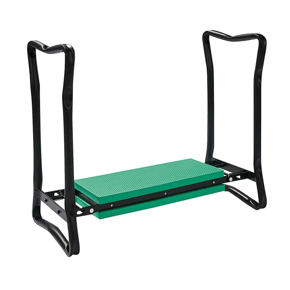 Foldbar Knæskammel med Sæde – Ergonomisk Havebænk til Ryg & Knæ