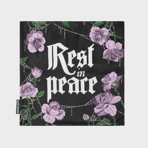 Killstar Haunted Homeware — Grave Bloom Pudebetræk, sort