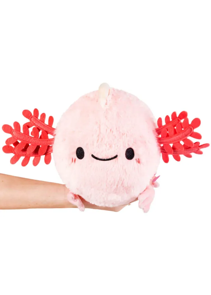 Squishable Mini Baby Axolotl Bamse Pink