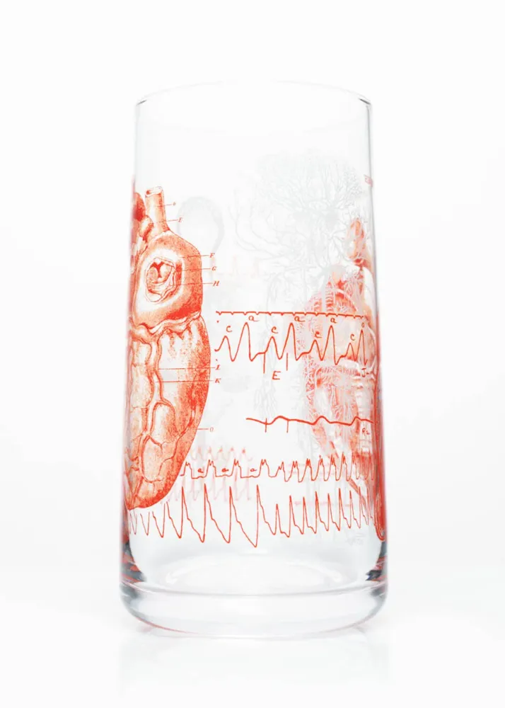 Succubus Home Anatomisk Hjerte Drikkeglas