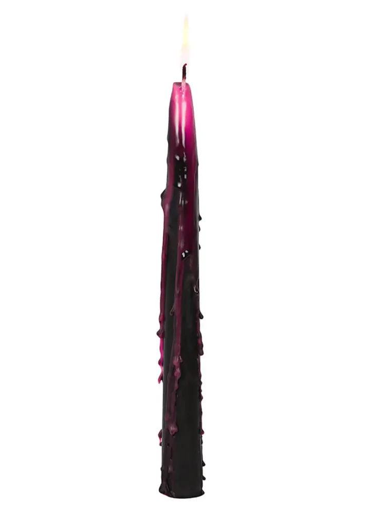 Succubus Home Draculina Vampyr Tårer 4 Stearinlys Sort Rosa