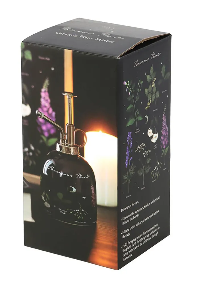 Succubus Home Giftige Planter Keramisk Plante Sprayer Zwart