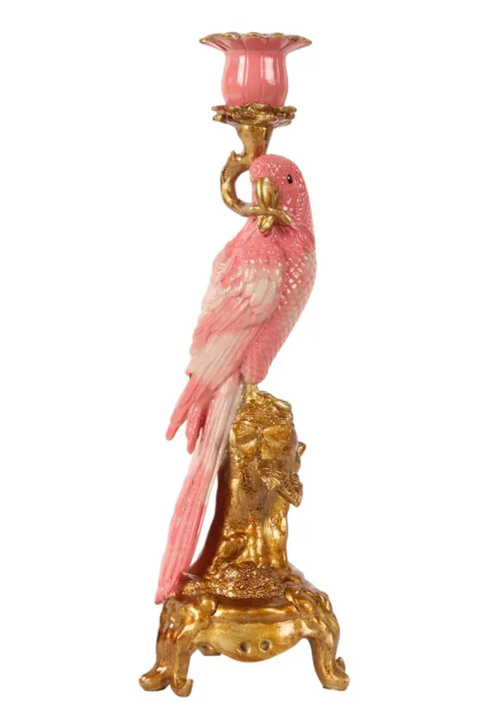 Succubus Home Papegøje Lysestage Rosa