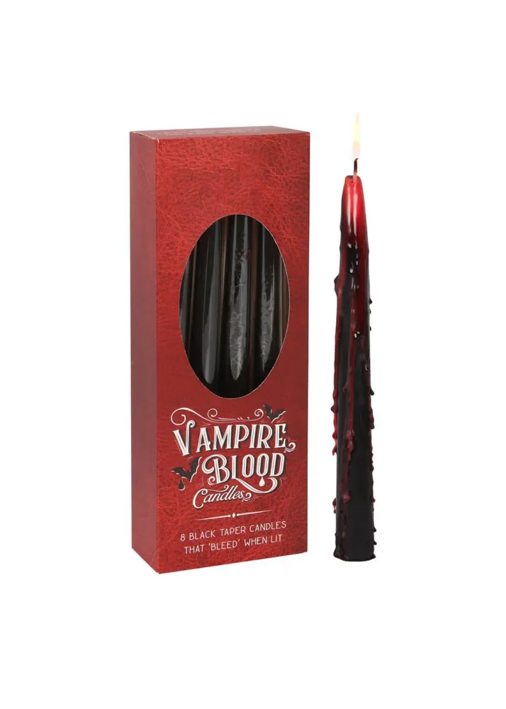 Succubus Home Vampire Blood 8 Candles Black