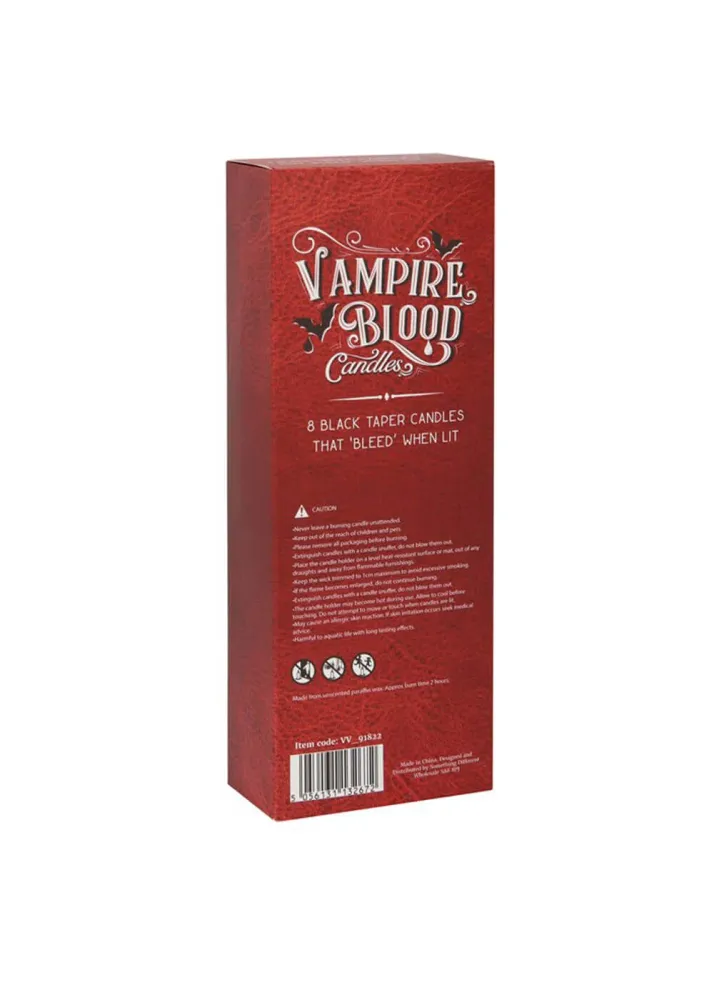 Succubus Home Vampire Blood 8 Candles Black