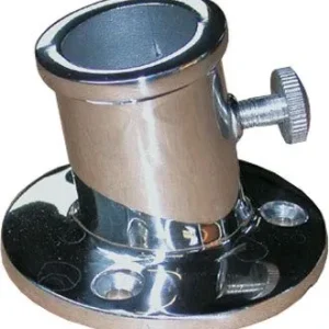 Flagstangsholder RF dæksmonteret, Ø32mm, Rustfrit stål