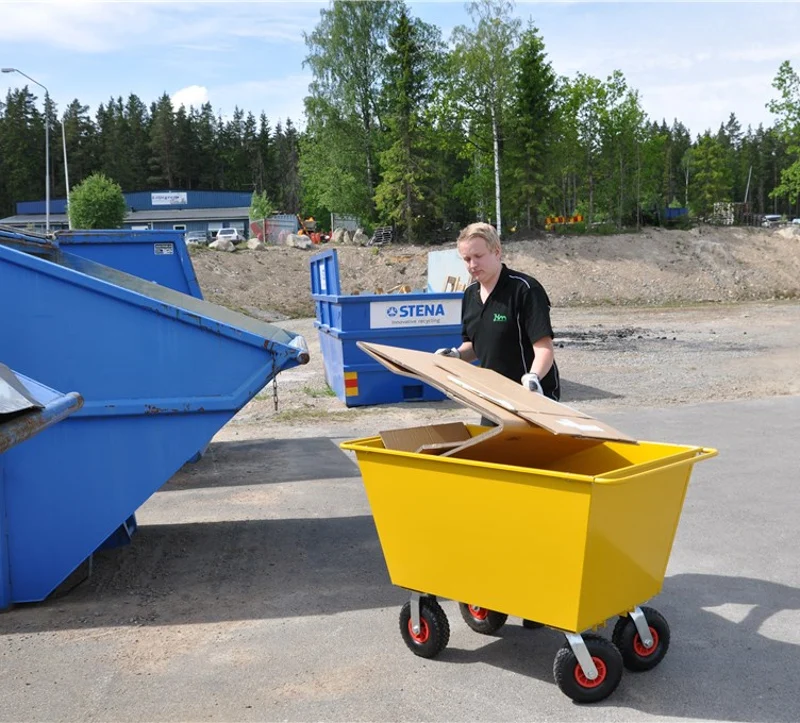 Stålkassevogn 300 Liter - Kongamek