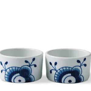 Royal Copenhagen Blå Mega Souffleskåle 8,5cm, 2stk