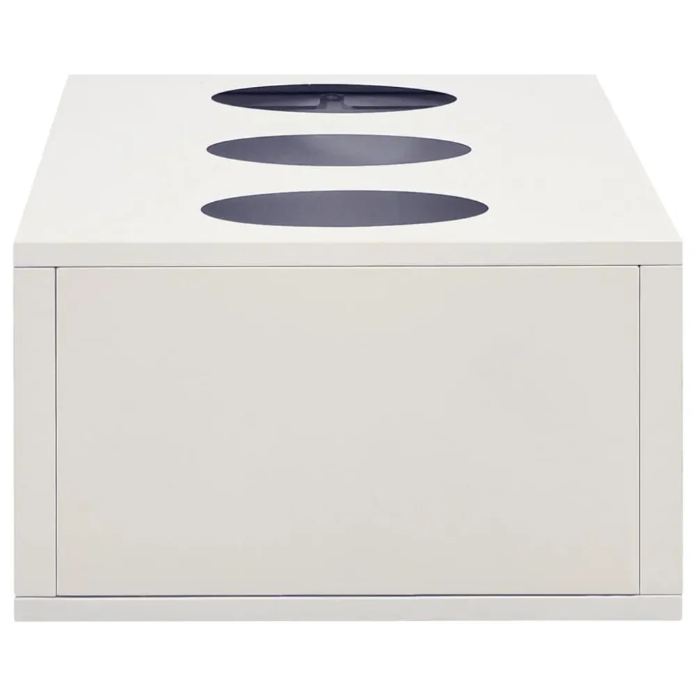 Kontorskab 90X40X125 Cm Metal Sort