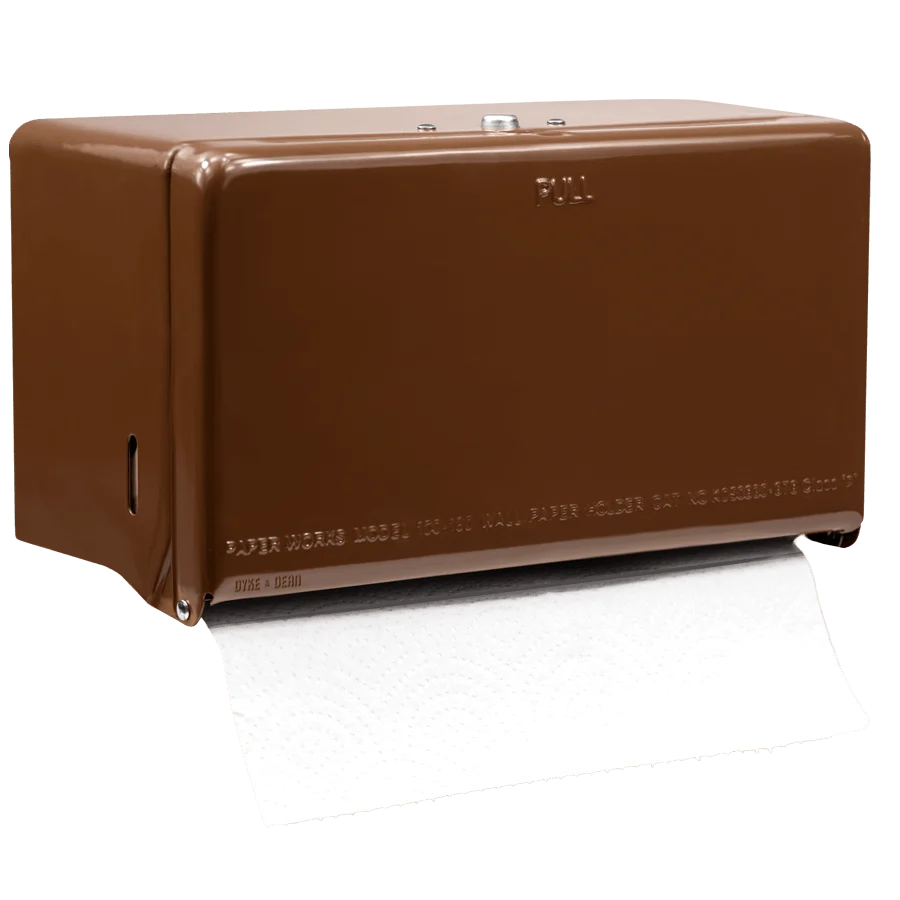 PAPIRRULLE & VÆV DISPENSER BRUN