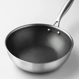 KitchenPro | Non-stick Rustfrit Stål Stegepande - Kog Let og Sundt Uden At Klistre