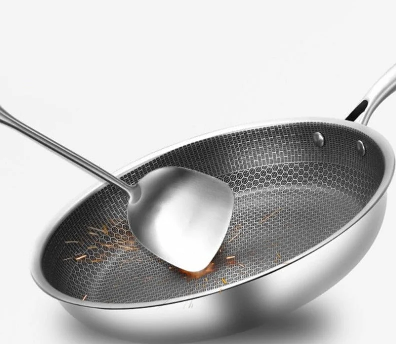 KitchenPro | Non-stick Rustfrit Stål Stegepande - Kog Let og Sundt Uden At Klistre