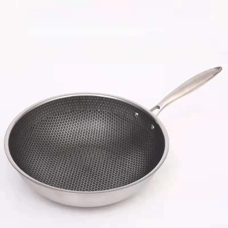 KitchenPro | Non-stick Rustfrit Stål Stegepande - Kog Let og Sundt Uden At Klistre