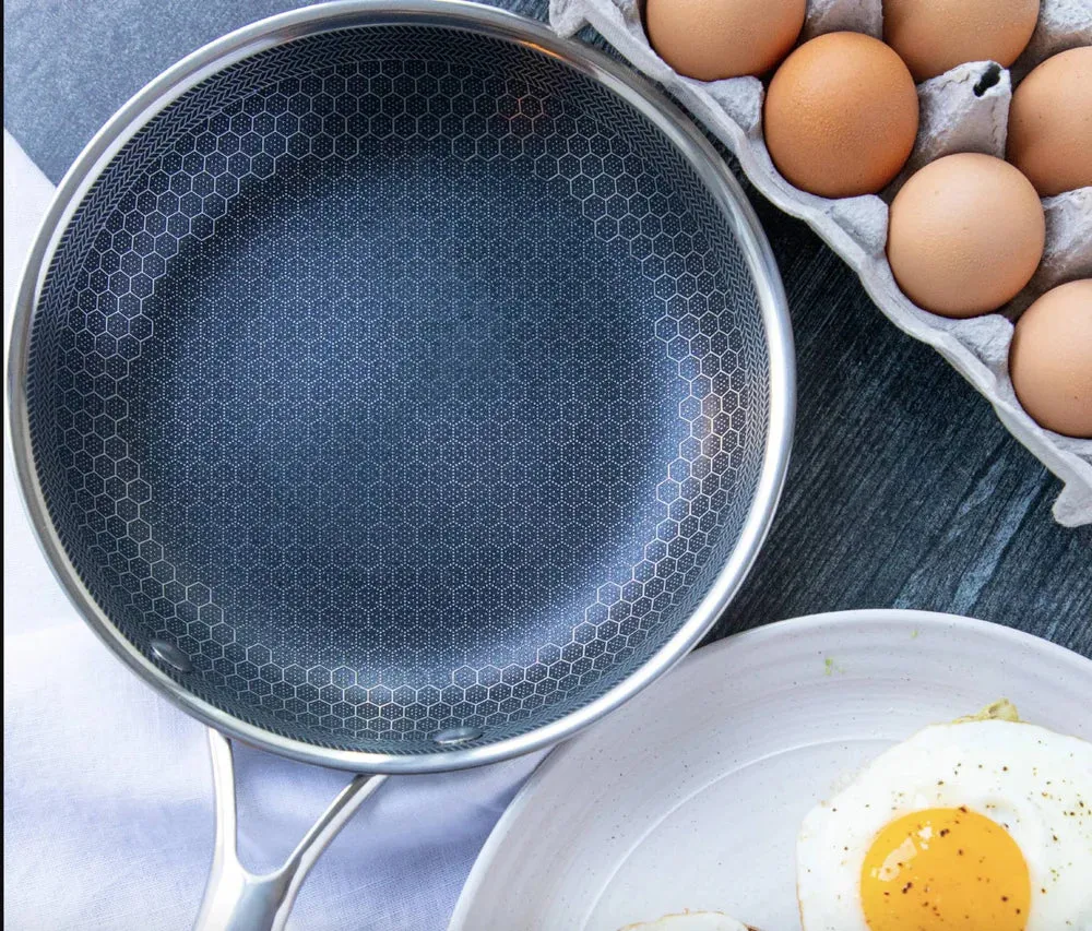 KitchenPro | Non-stick Rustfrit Stål Stegepande - Kog Let og Sundt Uden At Klistre