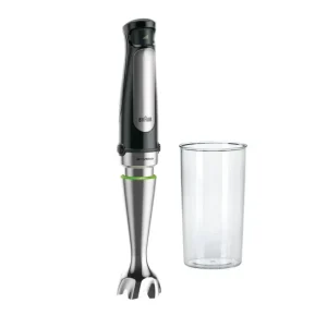 Braun MQ 7000X 0,6 L Nedsænkning blender 1000 W Sort, Satin metal