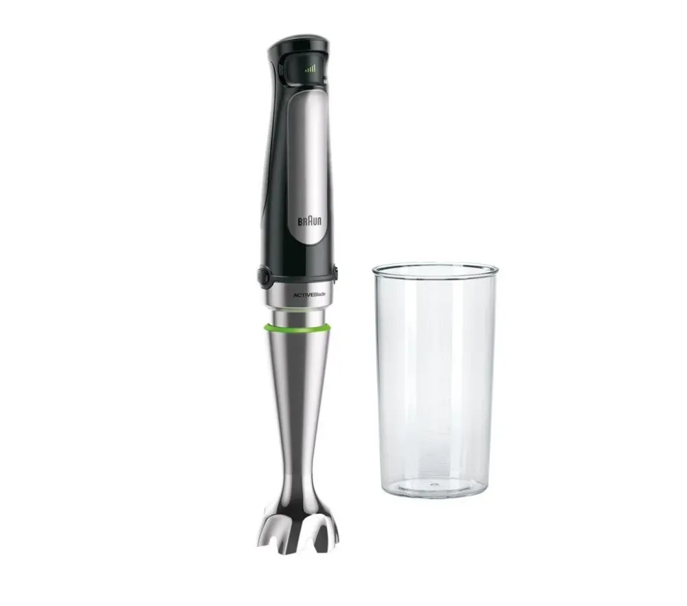 Braun MQ 7000X 0,6 L Nedsænkning blender 1000 W Sort, Satin metal