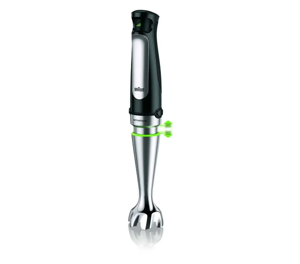 Braun MQ 7000X 0,6 L Nedsænkning blender 1000 W Sort, Satin metal
