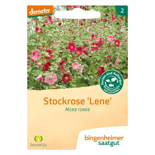 Biodynamiske Stokroser 'Lene' - Bingenheimer Saatgut